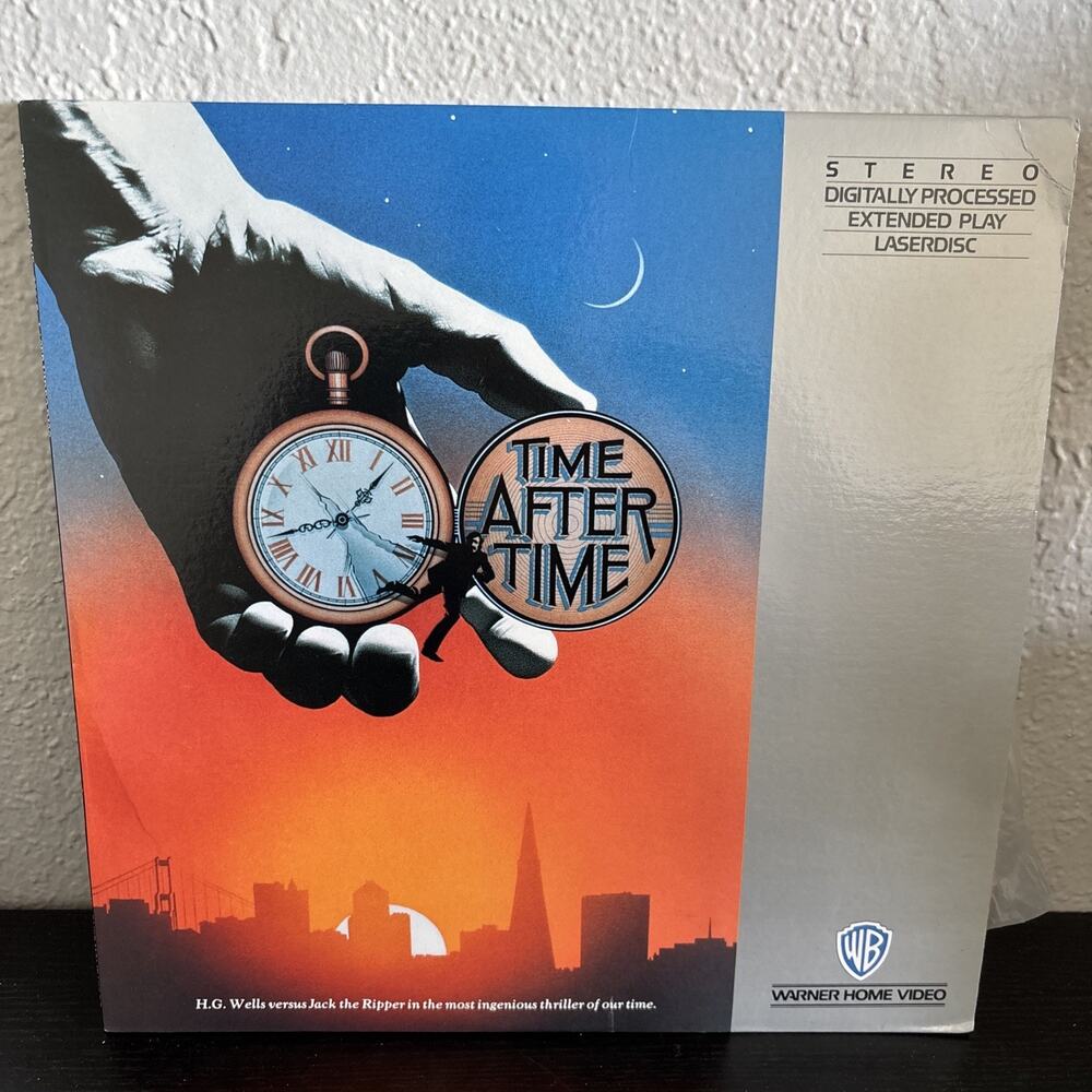 Time After Time LaserDisc 1979 Sci-Fi Thriller Malcolm McDowell Warner Home